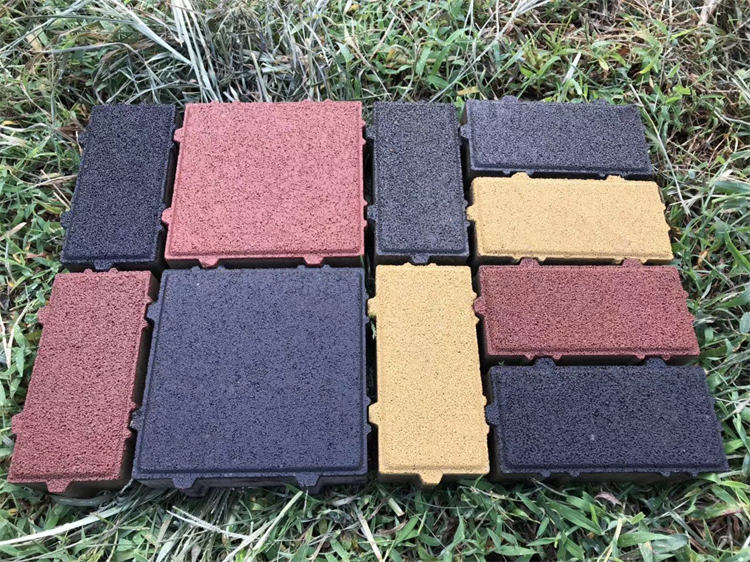 缝隙式透水砖06